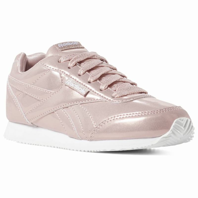 Tenisi Reebok Royal Classic Jog 2 Fete Roz/Albi Romania LV3527OU